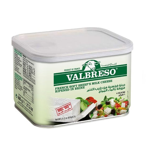 Feta is a classic representation of Greek delicacy, though France holds the tradition of making feta from the milk of special sheep. This bluish-white cheese has a light tangy flavour that will make heartwarming recipes. It has so many vital nutrients that will keep you healthy. It contains vitamins, calcium, and proteins. Prepare salads and homemade pizza with this delicious Valbreso French Feta Cheese.