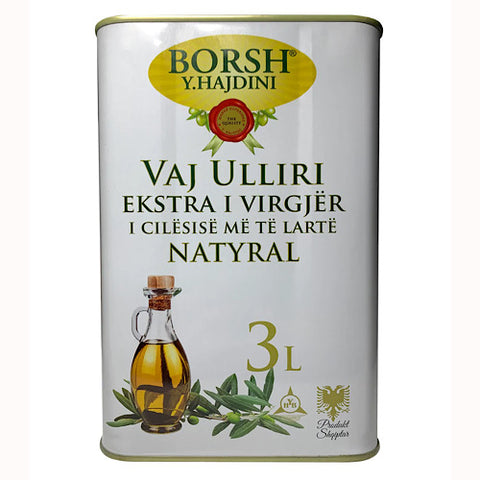 To make your recipes healthy, order Extra Virgin Olive Oil Borshi right now. This olive oil is made of premium quality fresh olives and a perfect condiment to prepare vegetable salad and other mouthwatering recipes. Extra virgin olive oil contains vitamins and minerals, it protects your heart from diseases and maintains proper body weight. Extra Virgin Olive Oil Borshi is full of antioxidants.