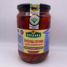 If you like to cook spicy foods, this is the best ingredient you have ever thought of! Biljana Roasted Red Peppers w/Garlic will add a spicy taste and red color to your recipes. These peppers are not only flavor enhancers but they have nutritious benefits too. Roasted peppers contain vitamins, fiber, calcium and potassium. You can have them in different foods, like toppings on pizza or fill them in burgers.