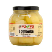 If you are searching for natural flavour enhancers, stop scrolling and order Vava Somborka Hot Banana Peppers right now! This delicious offering of Vava is prepared with fresh yellow banana peppers and the finest quality ingredients. Make your favourite salad dishes or salsas, these hot peppers will add flavour to your regular meals. Also, yellow banana peppers have lots of nutritional benefits.