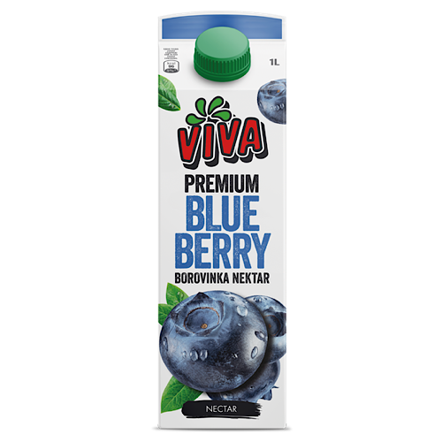 Viva Premium sok od borovnice 1L