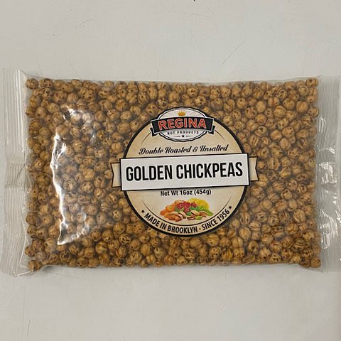 Make yummy and healthy recipes for your family with Regina Double Roasted Chickpeas. Chickpeas are excellent sources of fiber and proteins. They help to digest your food and make your bones stronger. Chickpeas contain magnesium, antioxidants and several other vital nutrients for the human body. Order Regina Double Roasted Chickpeas today and put them in your diet chart to maintain a healthy lifestyle!