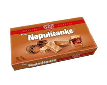 A perfect match for your evening coffee, Kras Rum Wafer Napolitanke is a perfect delight after every meal. This nutritious snack contains layers of wafers and rich cream inside. You can enjoy it alone or share it with your friends. These delicious wafers will satisfy your hunger instantly. Order this once and it will definitely get a permanent place in your pantry!