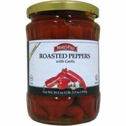 Marco Polo Roasted Peppers with Garlic 19.3OZ
