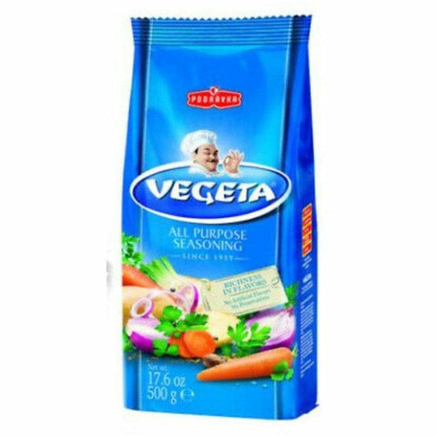 If you are searching for a flavour enhancer, stop scrolling now! Podravka Vegeta Bag is the perfect ingredient for your recipes that you have always searched for. Make delicious meals with meat or vegetables, just add Vegeta while cooking and experience the amazing taste in your food. Order Podravka Vegeta Bag today and make your meals yummier with this special blend of spices!