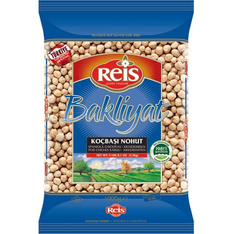 Make yummy and healthy recipes for your family with Reis Chickpeas. Chickpeas are excellent sources of fibre and proteins. They help to digest your food and make your bones stronger. Chickpeas contain magnesium, antioxidants and several other vital nutrients for the human body. Order Reis Chickpeas today and put them in your diet chart to maintain a healthy lifestyle!