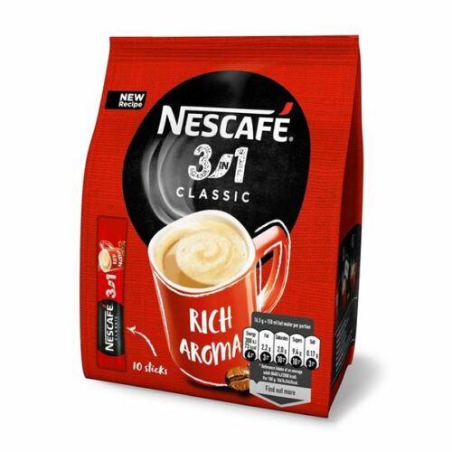 Nescafe 3 in 1 Instant Coffee (Classic) Single Packets 165GR