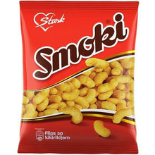A classic delight of the Balkans! These Smoki flips are made with puffed peanuts and crispy coatings outside. Order this once and your kids will fall in love with these yummy munchies. You can have it with evening coffee or whenever you like. Stark Smoki Flips are rich in fibre and protein, so this package of delicious treats not only satisfy your hunger but is also nutritious for your health.
