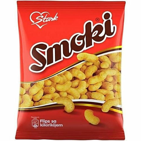 Yummy and crunchy Stark Smoki Flips are made of baked peanuts, salt and vegetable oil. An extremely delicious snack for your evening delight. Your kids will also love these healthy flips. These are rich in fibre and protein, a traditional treat of the Balkans. You can have it whenever you crave quick munchies. Order Stark Smoki Flips right now and enjoy it with your friends.