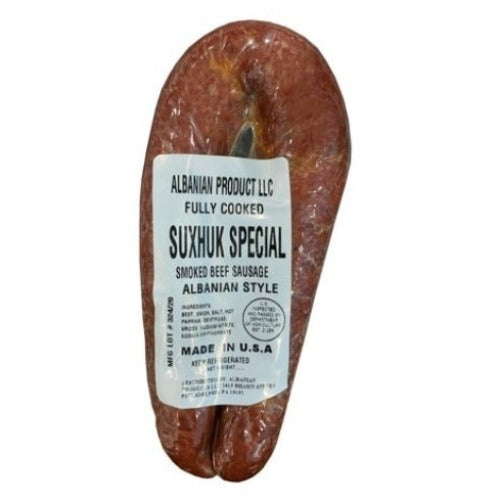 Albanian Mild Beef Sausage (Suxhuk Peje) 900GR