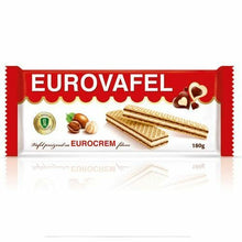 A crunchy and sweet delight for kids, or you can have it with your evening coffee. Takovo Eurovafel is made of wafers and joined with rich hazelnut flavoured chocolate cream. You can also put it as a topping on your preferred ice cream. These crunchy wafers are the perfect treat whenever you feel hungry. Order Takovo Eurovafel today and garnish dessert recipes however you like!