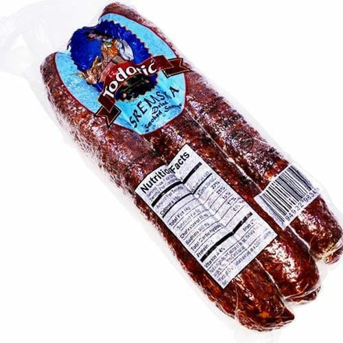 Todoric Smoked Pork Sausage (Sremska Kobasica) 1.25LB