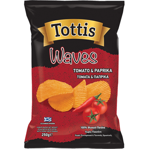 Tottis Waves paradajz i paprika 250GR