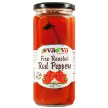 Take a tour of taste with these spicy roasted peppers! Vava Fire Roasted Red Peppers will add a savoury flavour and red colour to your recipes. These peppers contain natural flavour enhancers and are full of nutritional benefits. Roasted peppers contain vitamins, fibre, calcium and potassium. Try them with different recipes, like toppings on pizza or fill them in burgers.