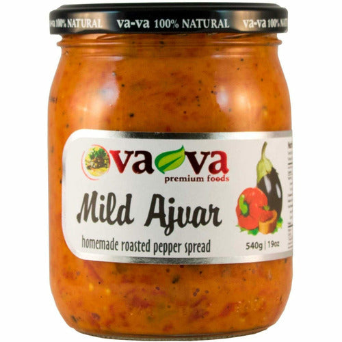 Vava Homemade Mild Roasted Pepper Ajvar 520GR