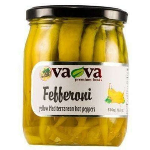Now, cook heartwarming recipes with Vava Hot Yellow Fefferoni Peppers. It is used to cook salsas or you can make salads with them. These yellow peppers are not only used as flavour enhancers but they are rich sources of vitamins and minerals. You can also prepare stuffed peppers and your kids will fall in love with them. Order this yummy Vava Hot Yellow Fefferoni Peppers to explore your culinary skills.