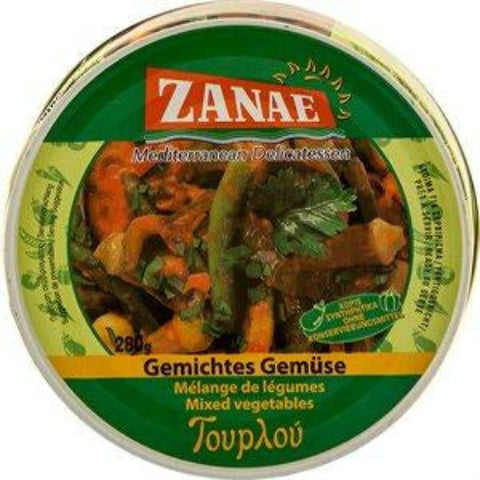 Explore the culinary possibilities of Zanae Mixed Vegetables, serving with roasted veal or lasagna. This savoury recipe is made of fresh ingredients like eggplants, okra, peppers, tomatoes and a special blend of herbs. You can have it on its own or relish it beside a rice or quinoa recipe. This preparation of mixed vegetables is a great source of essential nutrients.